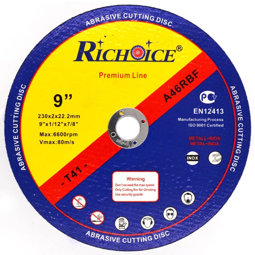 115mm Abrasive Cutting Disc for Metal with MPA Certificate