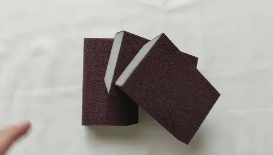 120*90/65*25mm Emery Washing Sandpaper Pads Abrasive Sponge Sanding Block