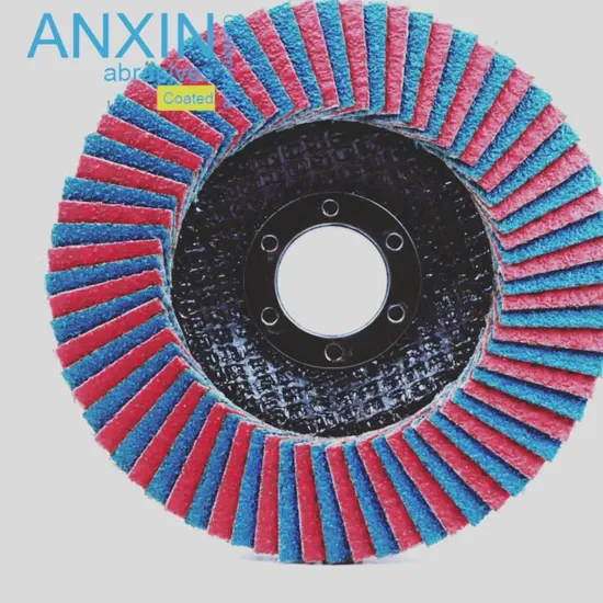 5 Inch Zirconia and Ceramic Interleaved Flap Disc for Removing Deburring