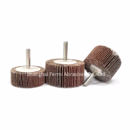 50*25*6mm, P60, Cotton Polishing Tools Abrasive Tools Flap Wheel for Metal