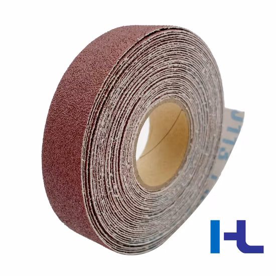 Customized 5inch 6 Holes Green Sandpaper Abrasive Disc Sandpaper Roll for Carbons Wood Sanding
